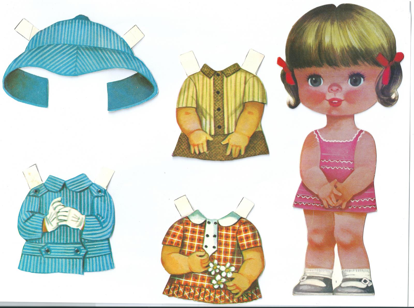 Recortables de muñecas / Paper dolls 8 - Manualidades a Raudales