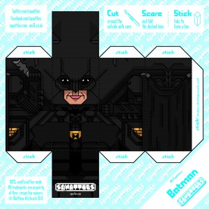 Papercraft de Batman. Manualidades a Raudales.