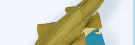 Papercraft del Pez Pristis clavata. Manualidades a Raudales.