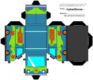 Cubeecraft de Scooby Doo. Manualidades a Raudales.