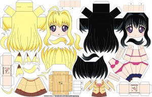 Papercraft de Anime - Chizuru Minamoto. Manualidades a Raudales.