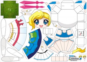 Papercraft de Anime - Fionna. Manualidades a Raudales.
