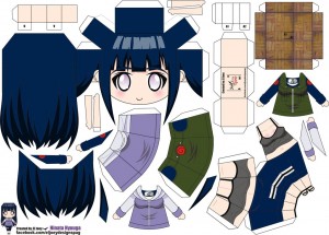 Papercraft Anime - Hinata. Manualidades a Raudales.