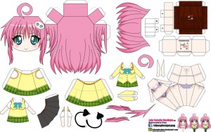 Papercraft Anime - Lala Satalin Devluke. Manualidades a Raudales.