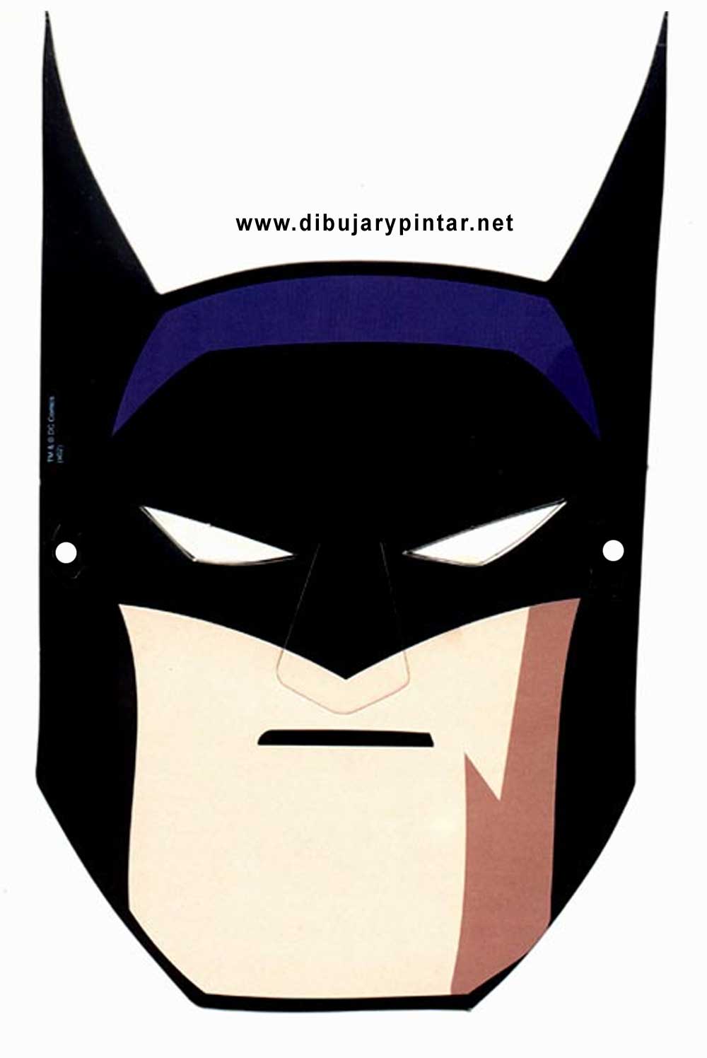 Mascara de Batman 4. - Manualidades a Raudales
