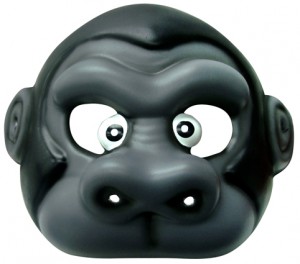 Máscara de Gorila. Manualidades a Raudales.